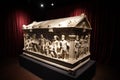 Heracles Sarcophagus in Antalya Archeological Museum, Antalya, Turkiye Royalty Free Stock Photo
