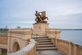 Heracles Taming the Cretan Bull Sculpture at Schwerin Castle Garden (Burggarten) - Schwerin, Germany