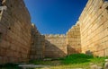 Herakleia at Latmus Latmos view of Athena Temple. Bafa Lake, Milas, Turkey. Besparmak Mountains