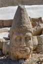 Herakles statue at West Terrace on top of Nemrut Mountain.Turkey Royalty Free Stock Photo