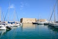 Heraklion castle and harbour, Crete.