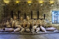 Heraklion, Crete / Greece.Interior view of the famous fortress Koules (castello a mare)