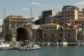 Historic small shipyard used by the Venetians used to store their ships. Heraklion, Crete.