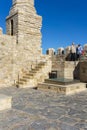 Heraklion, Crete Island, Greece. The old lighthouse ontop of the fortress Koules in Heraklion city, Crete island Royalty Free Stock Photo