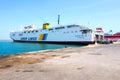 Heraklion, Greece Anek Lines ferryboat Royalty Free Stock Photo