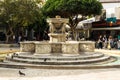 HERAKLION, GREECE - November, 2017: Lion Fountain or also Morozini Fountain