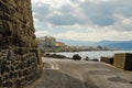 HERAKLION, GREECE - November, 2017: View of Heraclion harbor fro Royalty Free Stock Photo