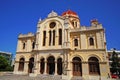 Heraklion, Greece, September 25 2018, Exterior view of Saint Minas Cathedral in the historic center Royalty Free Stock Photo