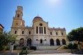 Heraklion, Greece, September 25 2018, Exterior view of Saint Minas Cathedral in the historic center Royalty Free Stock Photo