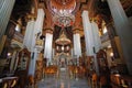 Heraklion, Greece, September 25 2018, Interior view of Saint Minas Cathedral in the historic center Royalty Free Stock Photo