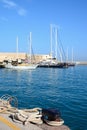 Heraklion harbour and castle, Crete.