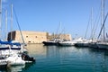 Heraklion harbour and castle, Crete.