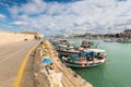 Heraklion harbour with old venetian Koules fortress, Crete, Greece