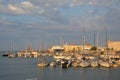 heraklion marina in the island of crete