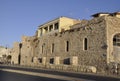 Heraklion, september 5th: Old Venetian Dockyard Building from Heraklion Port in Crete island of Greece