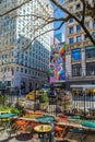 Herald Square at intersection with West 35th St, New York, USA Royalty Free Stock Photo