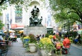 Herald Square Park in New York City Royalty Free Stock Photo