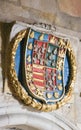 Heraldic Coat of Arms in the Cathedral of Salamanca Royalty Free Stock Photo