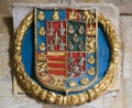 Heraldic Coat of Arms in the Cathedral of Salamanca Royalty Free Stock Photo