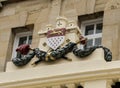 The heraldic coat of arms of Chichester City Council