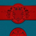 Heraldic colored background