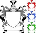 Heraldic Crest/Coat of Arms/eps Royalty Free Stock Photo