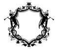 Heraldic frame