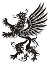 Heraldic Griffin Royalty Free Stock Photo