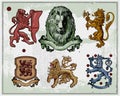 Heraldic Lions