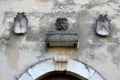 Heraldics detail at church of Santa Maria di Castello Udine Italy Royalty Free Stock Photo