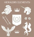 Heraldry elements collection