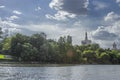 Herastrau Lake Casa Presei Building Bucharest Romania