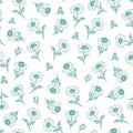 Herb chamomile pattern