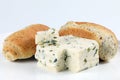 Herb Cheese and Bread Loaf Royalty Free Stock Photo