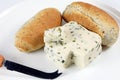 Herb Cheese and Bread Loaf Royalty Free Stock Photo
