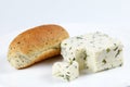 Herb Cheese and Bread Loaf Royalty Free Stock Photo