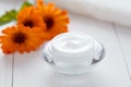 Herb cosmetic anti wrinkle cream calendula vitamin spa organic moisturizer