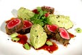 Herb encrusted ahi tuna Royalty Free Stock Photo