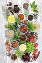 Herb and Spice Seasoning Royalty Free Stock Photo