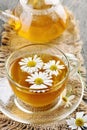 Herbal camomile tea