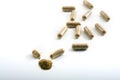 Herbal capsules Royalty Free Stock Photo
