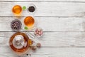 Herbal and fruit teas Royalty Free Stock Photo