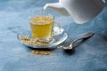 Herbal linden tea helps to fight flue.
