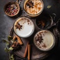 herbal Masala Chai or traditional beverage tea Royalty Free Stock Photo