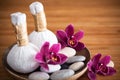 Herbal massage compresses Royalty Free Stock Photo