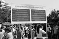 Herbal medical advices on a farmer market in Havana City Royalty Free Stock Photo