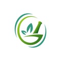 Herbal Medical Foliage Natural Pharmacy Logo Vector design concept