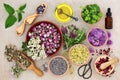 Herbal Medicine Preparation Royalty Free Stock Photo