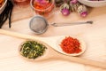 Herbal natural floral tea infusion