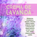 herbal natural label for home made cream - LAVANDA